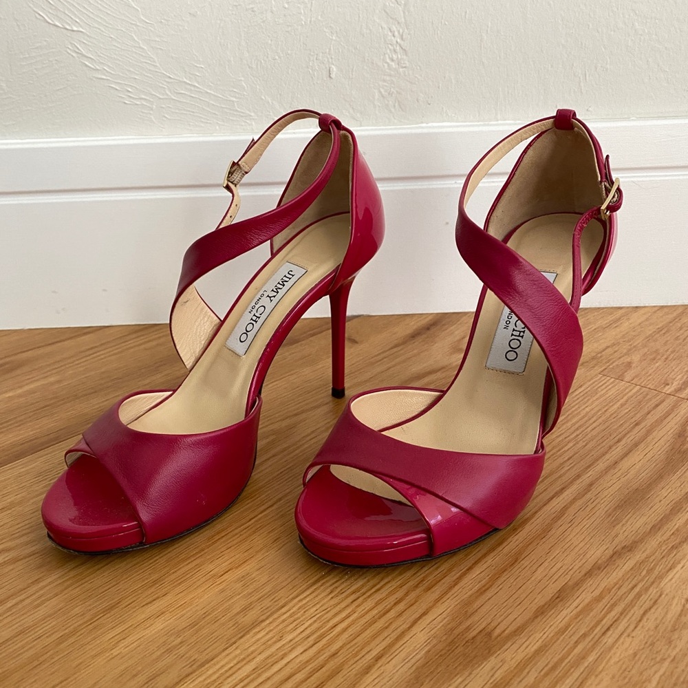 Jimmy Choo Tyne 120 Raspberry